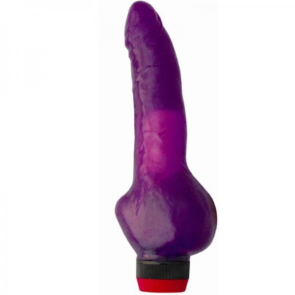 Jelly Caribbean Flamer Vibrator - Purple