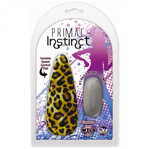 Primal Instincts Vibrating Egg - Leopard Print