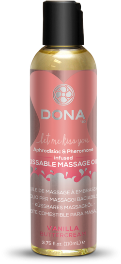 Dona Kissable Massage Oil Vanilla Buttercream 3.75oz