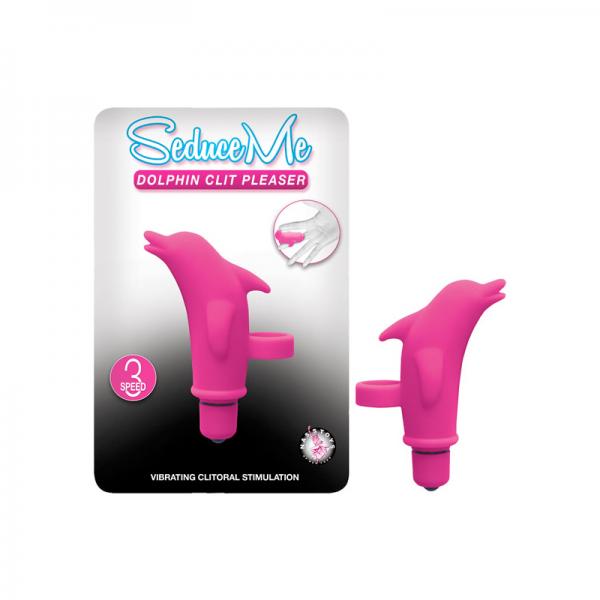 Seduce Me Dolphin Clit Pleaser 3 Speed Waterproof Pink