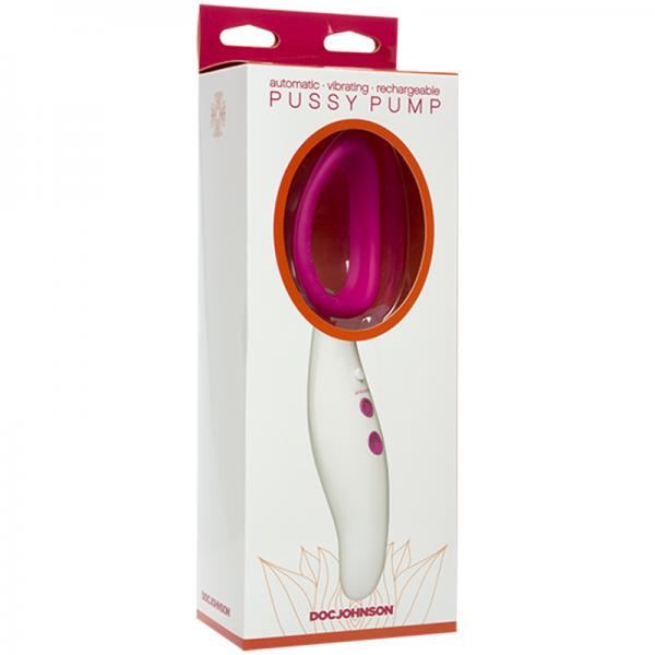 Automatic Pussy Pump Vibrating Pink White