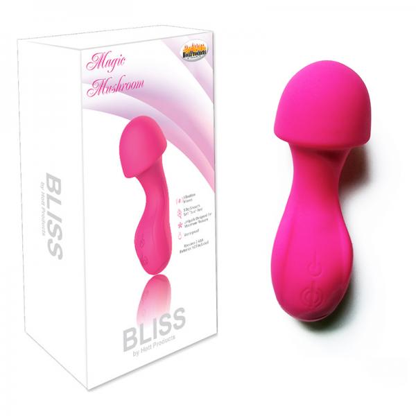 Bliss Magic Mushroom Pink Wand Massager