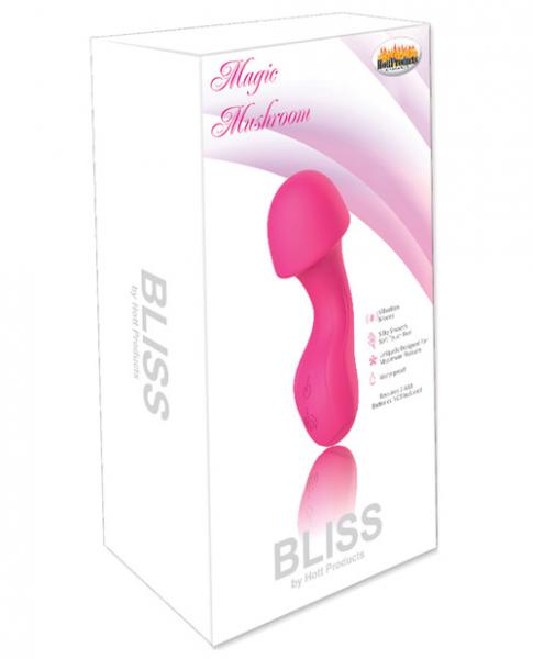 Bliss Magic Mushroom Pink Wand Massager