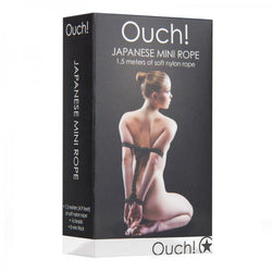 Ouch! Japanese Mini Rope - 1.5m - Black