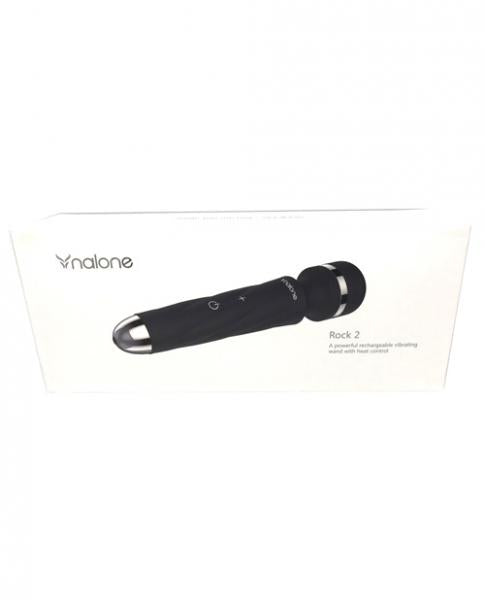 Nalone Rock 2 Wand Massager Touch And Heating Function Black