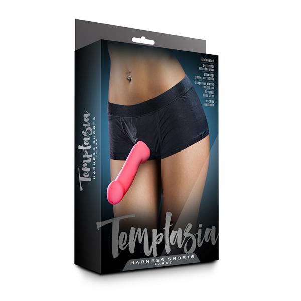 Temptasia - Harness Shorts - Large - Black