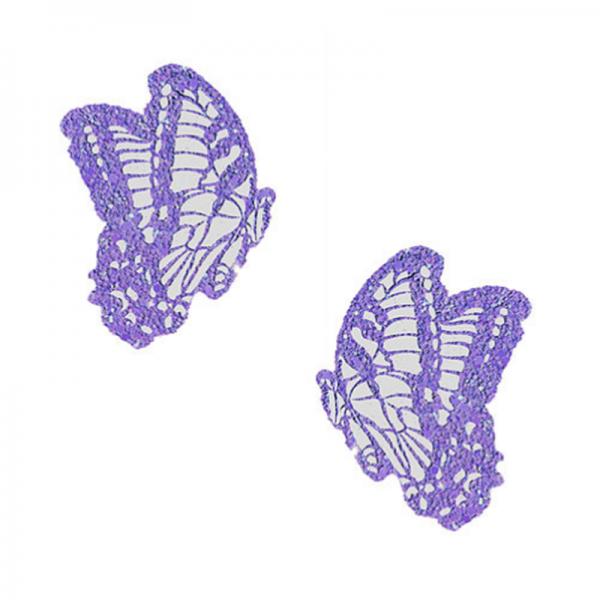 Neva Nude Pasty Butterfly Glitter Lavendar