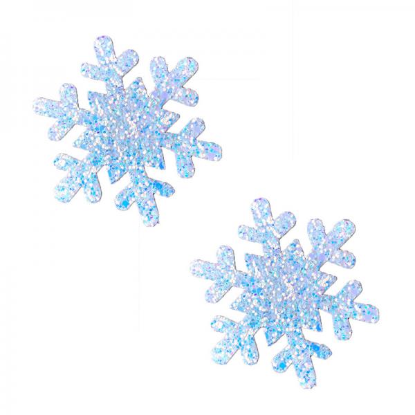 Neva Nude Pasty Snowflake Glitter Frost Pasties