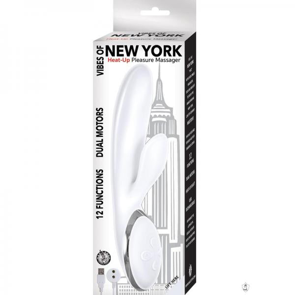 New York Heatup Pleasure Massager White