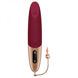 Dysis Touch Panel Lipstick Bullet Vibrator Wine Red