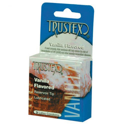 Trustex Flavored Condoms Vanilla 3 Pack