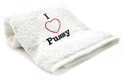 Towels With Attitude - I Heart Pussy