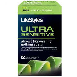 Lifestyles Ultra Sensitive Condoms 12 Pack