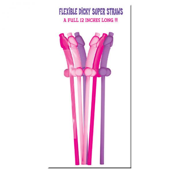 Bachelorette Flexy Super Straw Set 10 Count