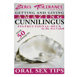 Zero Tolerance Getting & Giving Cunnilingus Cards