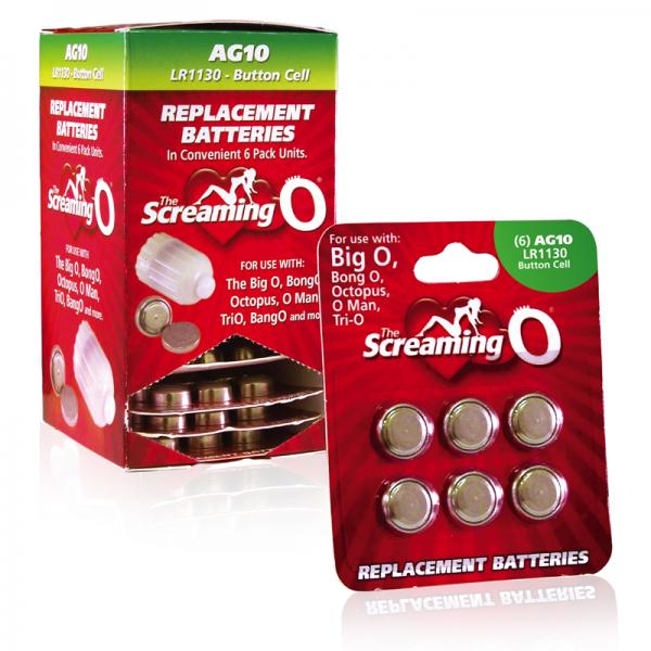 Screaming O Ag-10 Batteries (12/box)