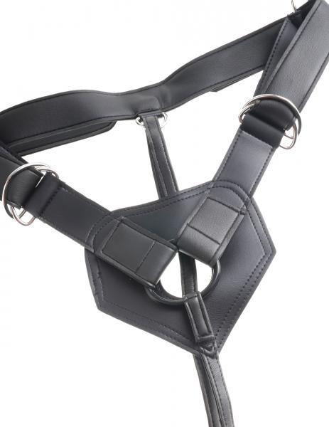 King Cock Strap On Harness with 6 inches Dildo Beige