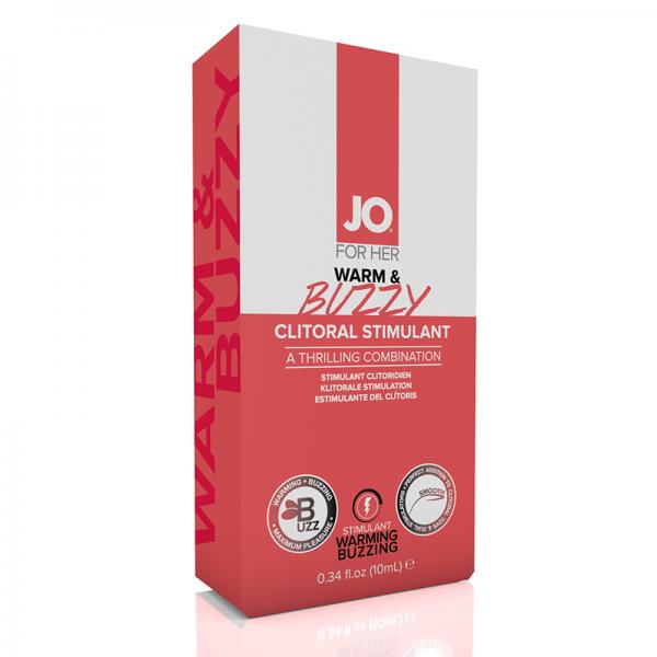 Jo Warm & Buzzy - Original - Stimulant (water-based) 0.34 Fl Oz / 10 Ml