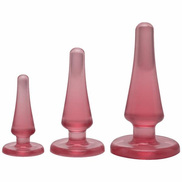 Crystal Jellies Anal Initiation Kit Pink