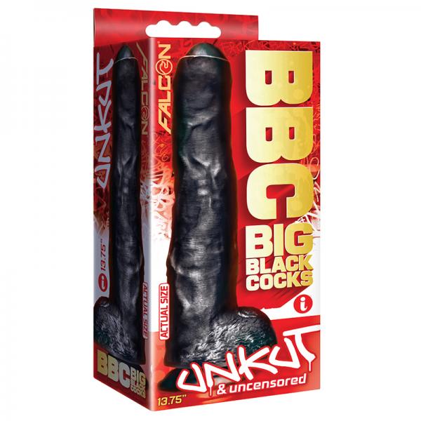 Falcon BBC Big Black Cock Unkut 13.75 inches Dildo