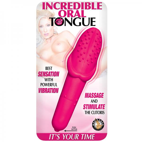 Incredible Oral Tongue Vibrator Pink