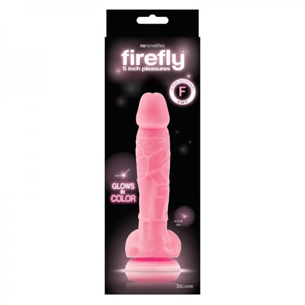 Firefly 5 inches Glowing Dildo Pink