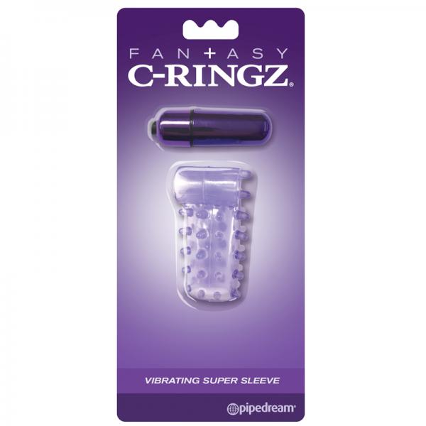 Fcr - Fantasy C-ringz Vibrating Super Sleeve Purple