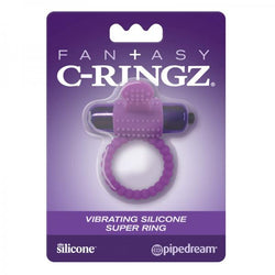 Fcr - Fantasy C-ringz Vibrating Silicone Super Ring Purple