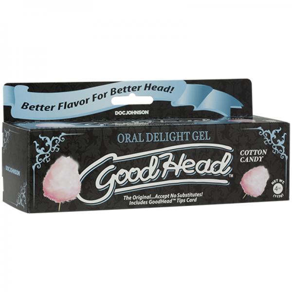 Goodhead Oral Delight Gel Cotton Candy Tube 4 fluid ounces
