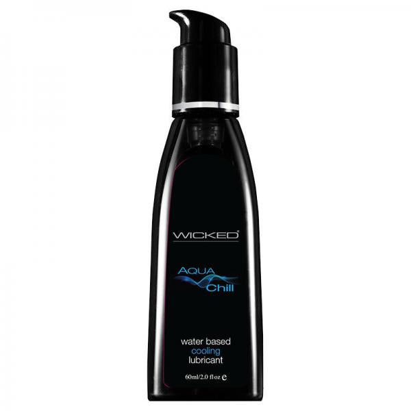 Wicked Aqua Chill Waterbased Cooling Sensation Lubricant 4oz