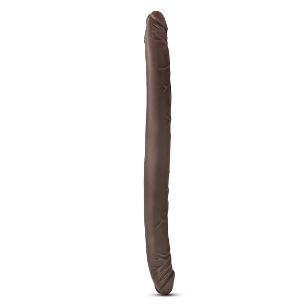 Dr Skin 16 inches Double Dildo Chocolate Brown