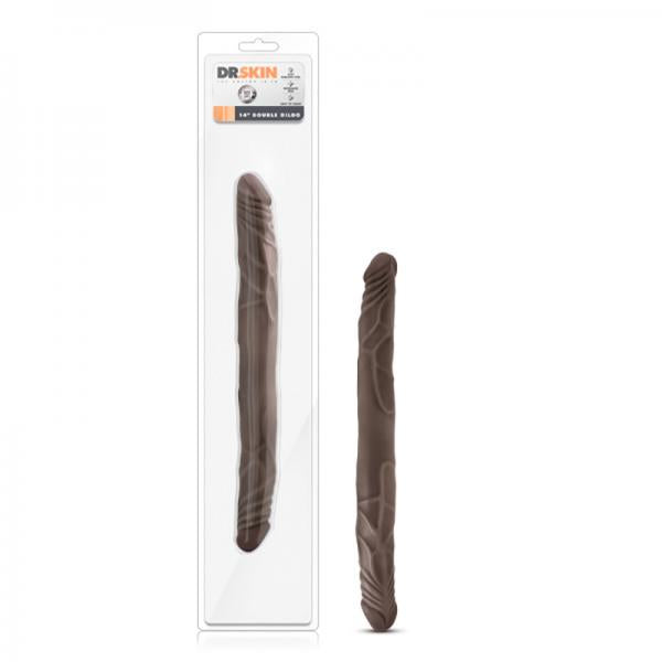 Dr Skin 14 inches Double Dildo Chocolate