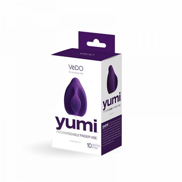 Vedo Yumi Rechargeable Finger Vibe - Deep Purple