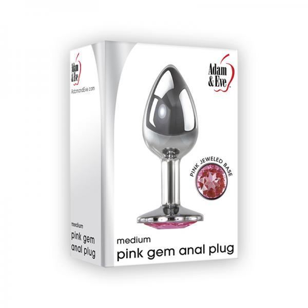 A&e Medium Pink Gem Anal Plug