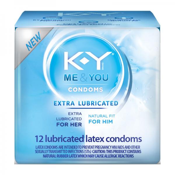 K-y Extra Lubricated Condom 12ct