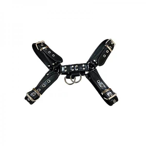 O.t.h Leather Harness - Black Size Extra Large