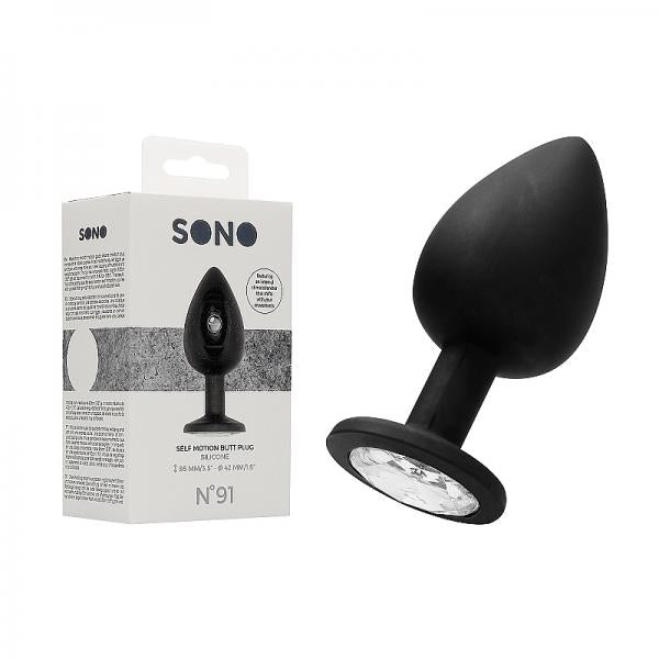 Sona N0. 91 - Self Penetrating Butt Plug - Black